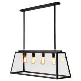 Four Light Glazed Pendant